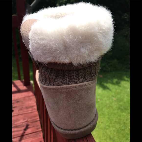 RAMPAGE PARVIN WOMEN’S BEIGE FAUX SUEDE - Picture 4 of 8